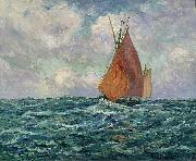Maxime Maufra Thonier en mer oil on canvas